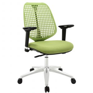 adjustable office chair modway reverb adjustable armrests office chair in green