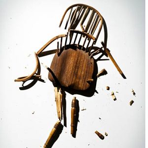 baby sitting chair broken chair