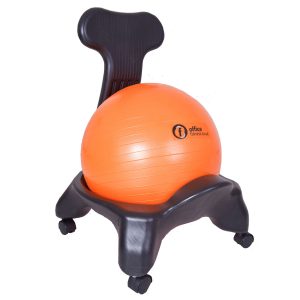 balance ball chair base orange ball chair