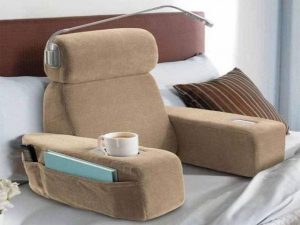 bed chair pillow bed rest pillow with cup holder l cedebdbecefd