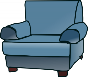 blue leather chair machovka armchair svg hi