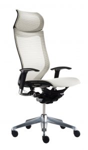 blue reclining chair ergonomic office mesh chair baron okamura cp