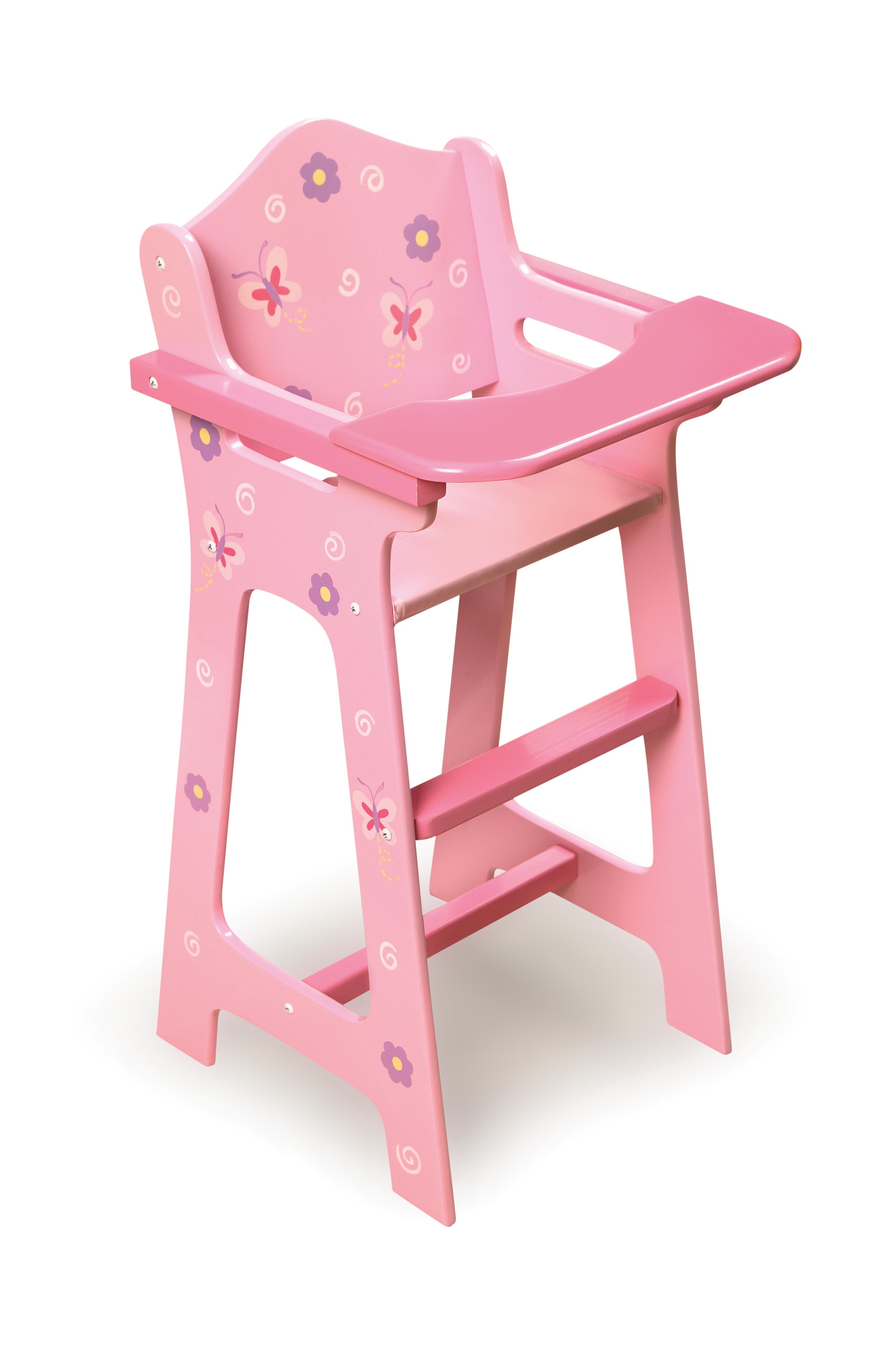 booster high chair blossoms n butterflies doll high chair