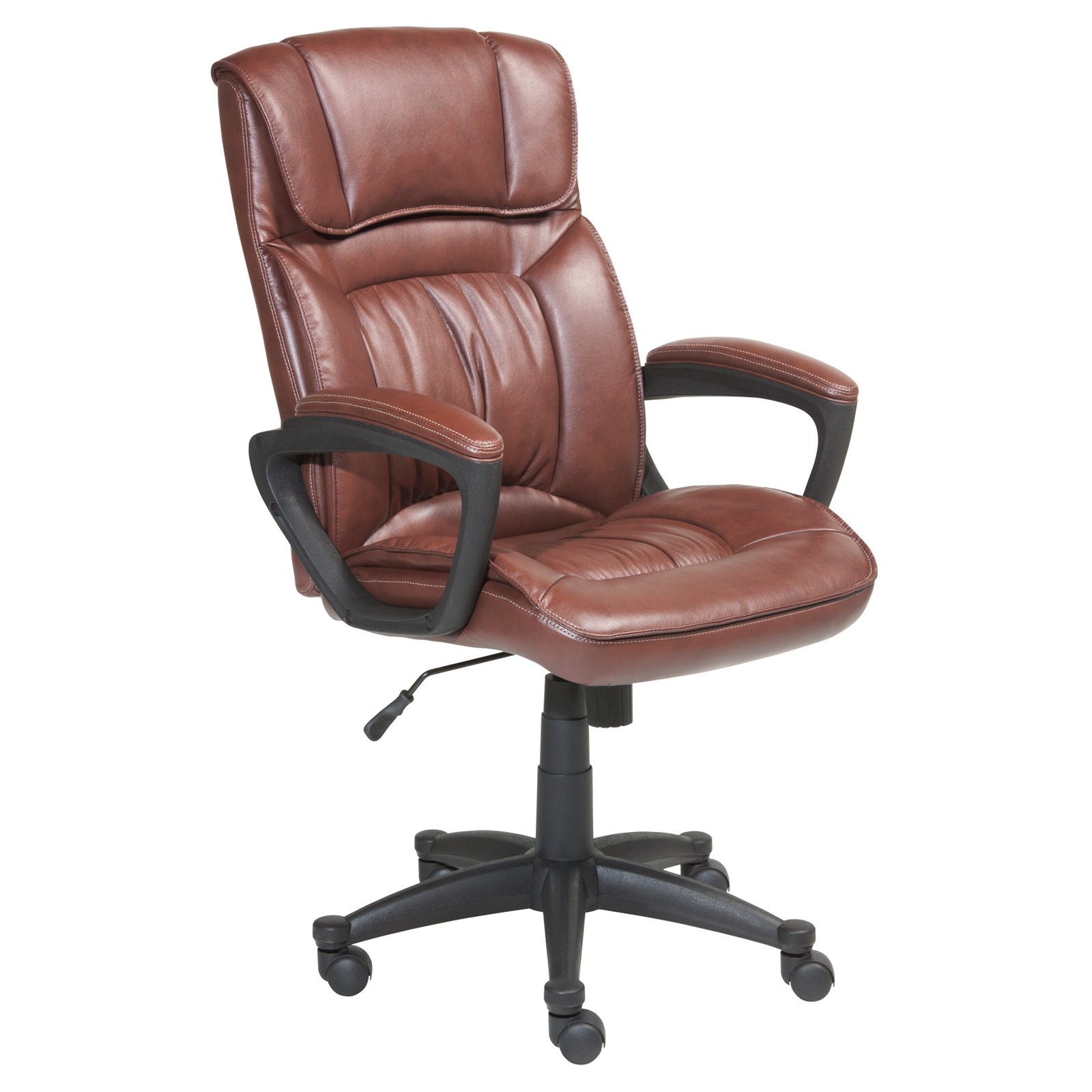 Brown Leather Office Chair | bangkokfoodietour.com