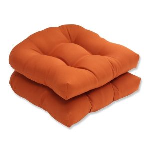 burnt orange chair pillow perfect burnt orange outdoor cinnabar wicker seat cushion set of fc cbc c ae adffbad