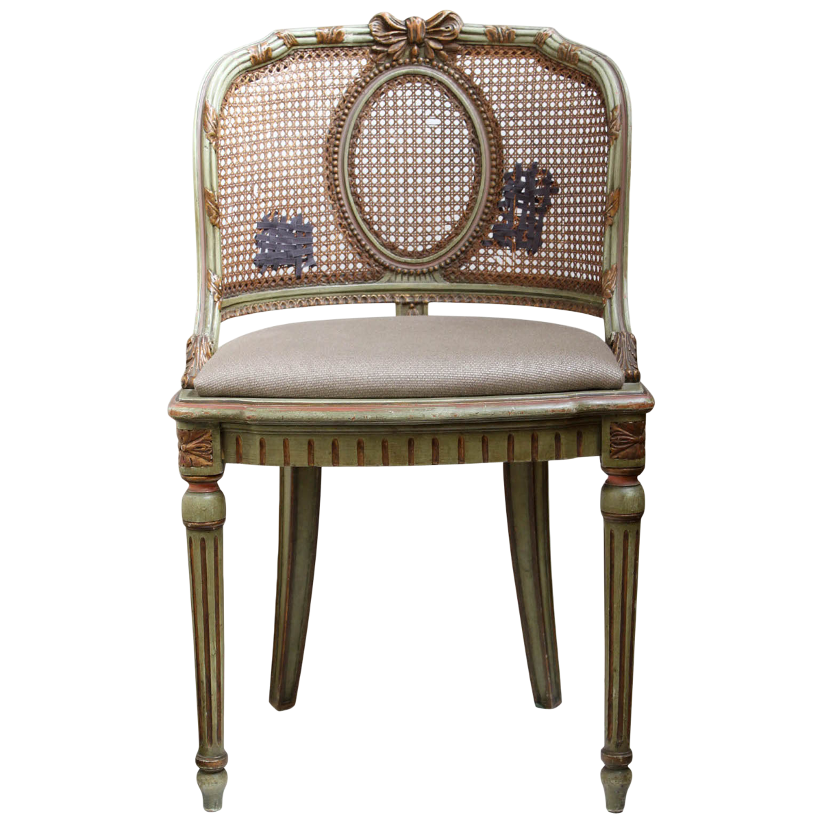 cane back chair
