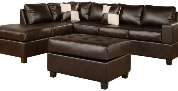 chair and ottoman set leather sectional