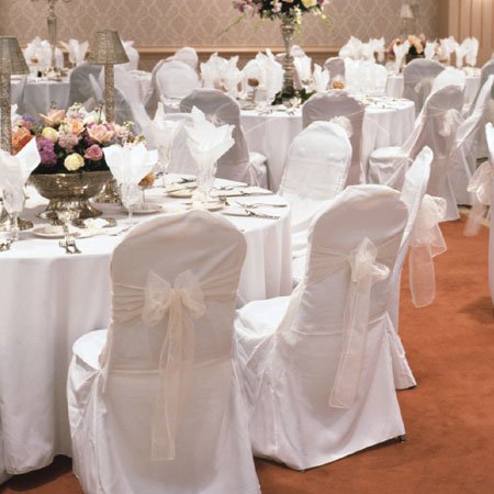 chair coverings weddings