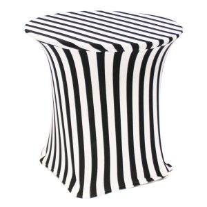 chair cushion with ties zoom~v~spandex table cover black and white stripes