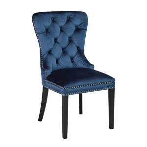 chair sofa beds euphoria blue velvet dining chair x