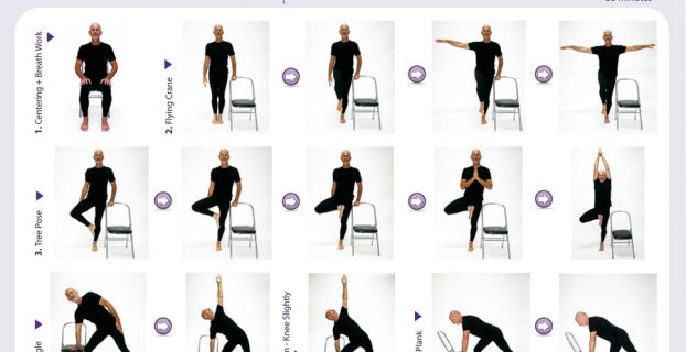 chair yoga sequence chair yoga level class