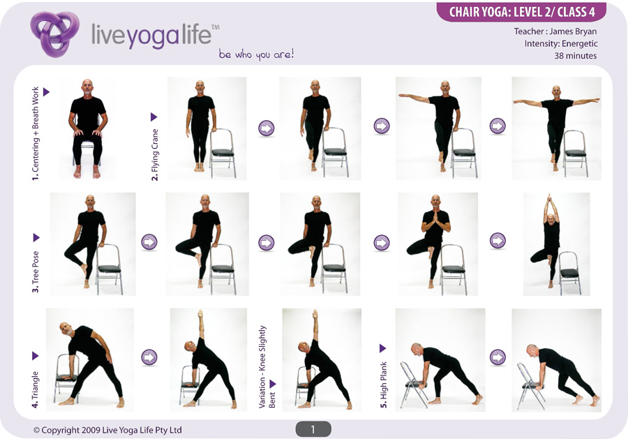 chair yoga sequence