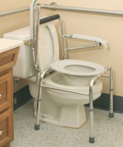 commode chair over toilet a
