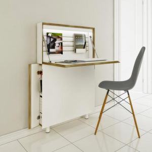 compact folding chair flat mate desk