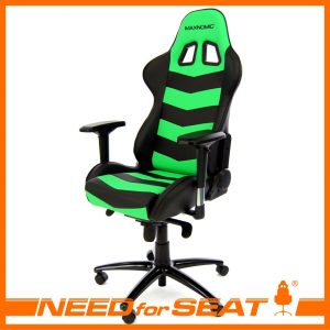 computer gaming chair thunderbolt green