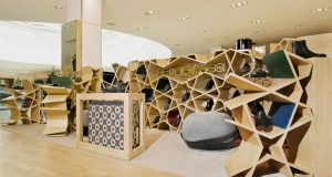 cool kid chair modern shoe store interior an ancient form design