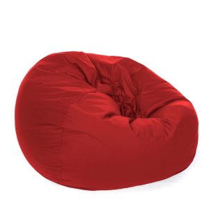 cushion for chair retro beanbag fabric red