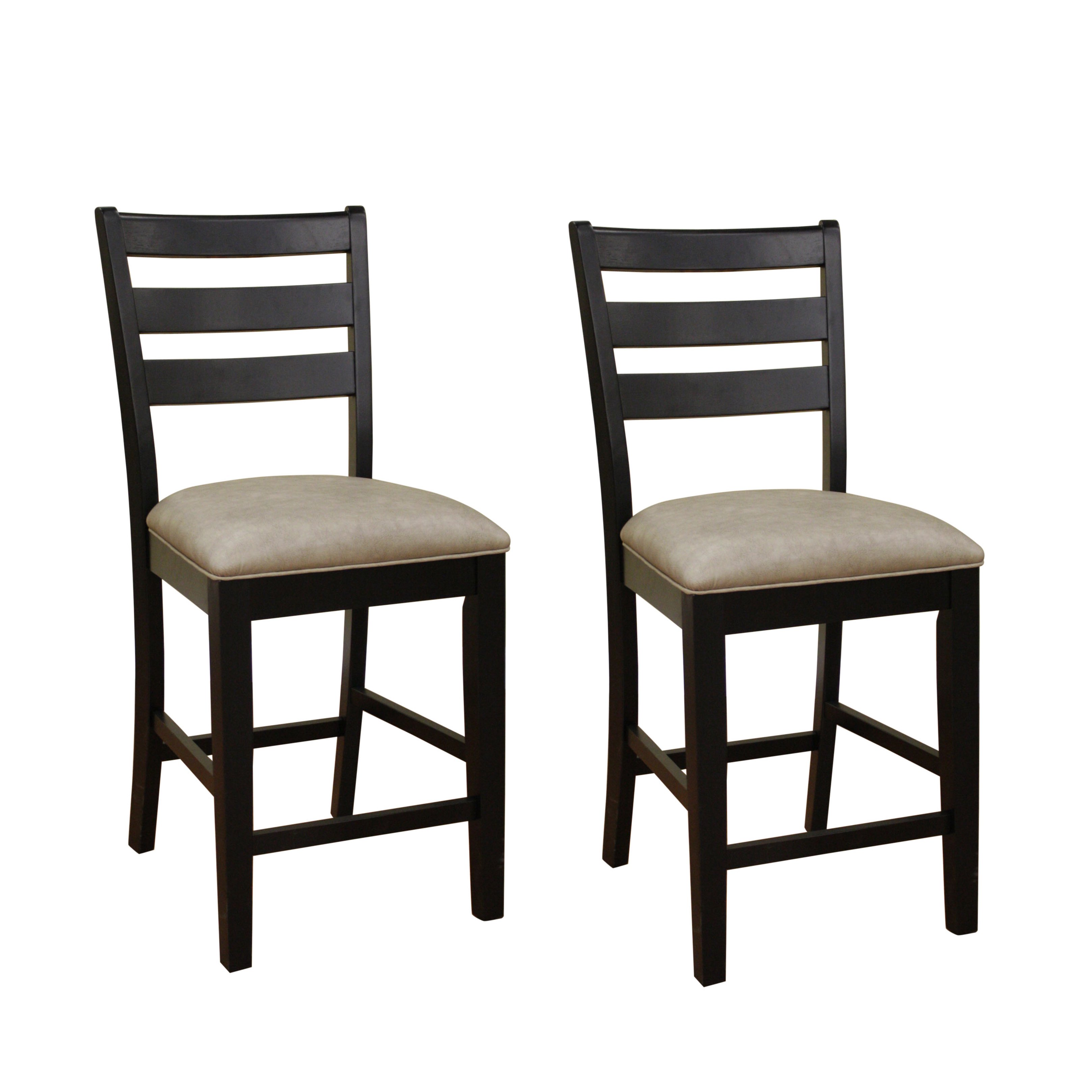 dining chair height american heritage salma black slat back counter height dining chair