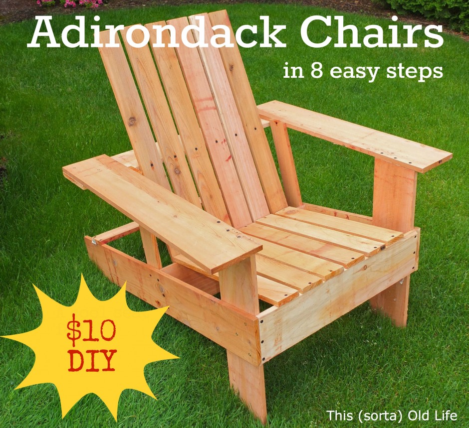 diy adirondack chair