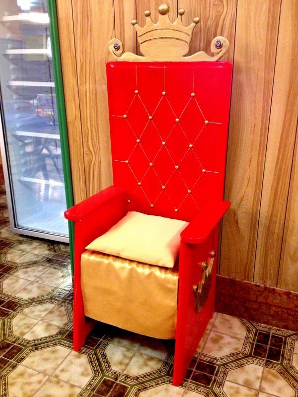 diy throne chair
