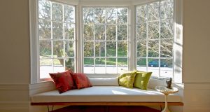 floor lounge chair bay window decorating ideas living room midcentury with bay window narrow plank wood floor