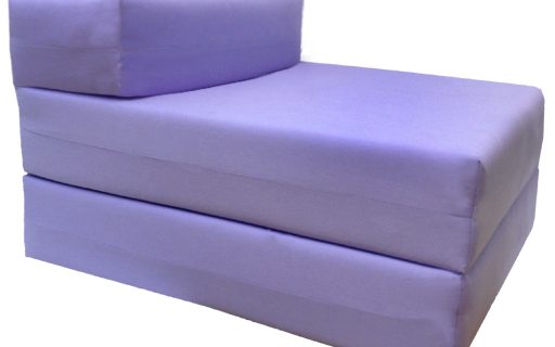 folding foam chair lilac