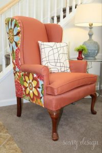 how to reupholster a wingback chair img