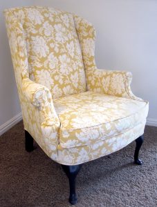 how to reupholster a wingback chair img