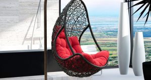 indoor hanging chair country style multicolor synthetic rattan garden swing hanging chair leisure hanging egg chair for indoor and