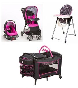 infant high chair piece minnie mouse pop newborn set stroller car seat high chair play yard bundle baby gear girl infant disney