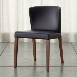 leather barrel chair black leather dining room chair