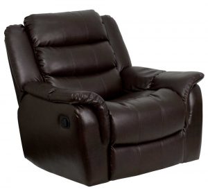leather recliner chair flash furnitureplush brown leather rocker recliner chair