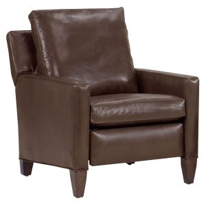 leather recliner chair kirk tall leg leather reclining chair