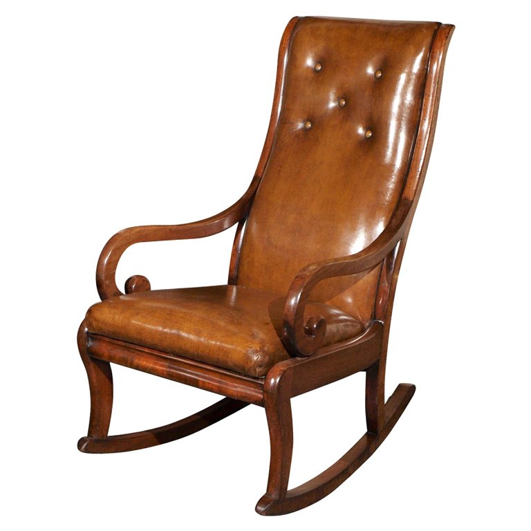 leather rocking chair xp