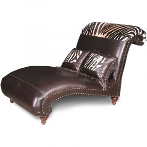 leather safari chair double chaise lounge cushion