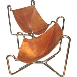 leather sling chair cmpl