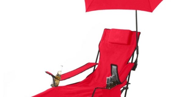 lounge chair with umbrella j