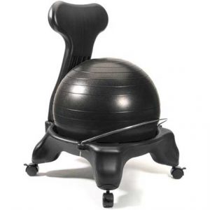medicine ball chair black ball chair front