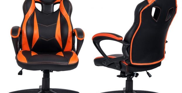 merax gaming chair merax racing style gaming chair orange