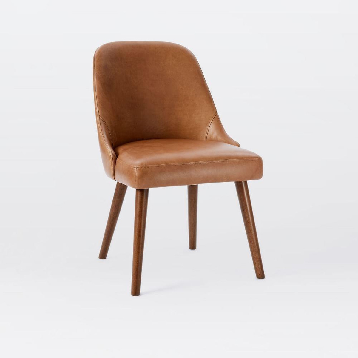 mid century leather chair