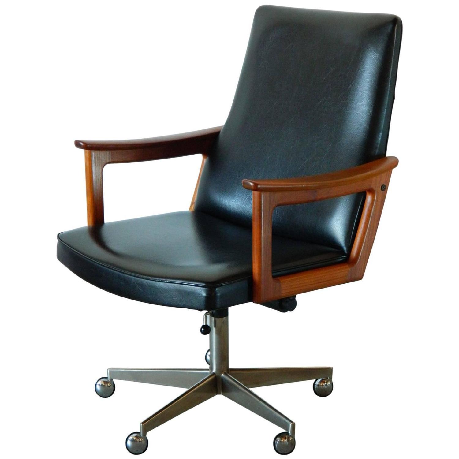 mid century modern desk chair