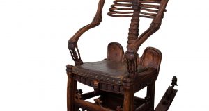 mid century wood chair x