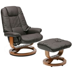 modern chair and ottoman leather swivel recliner chairs