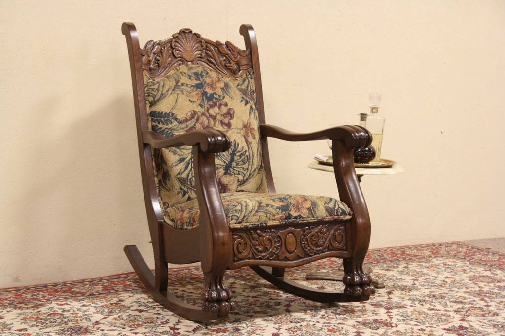 oak rocking chair