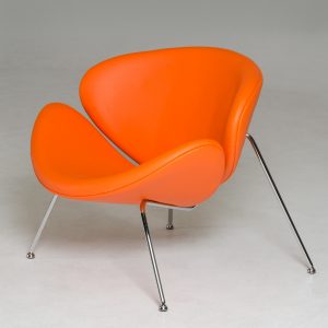orange accent chair anais orange dsc