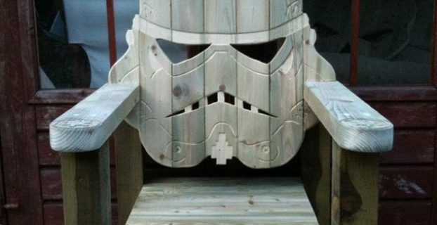pallet adirondack chair wooden star wars stormtrooper deck chair