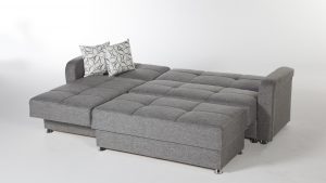 pull out chair bed cado modern furniture vision modern sectional sleeper diego grey single