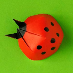pull up a chair origami ladybug
