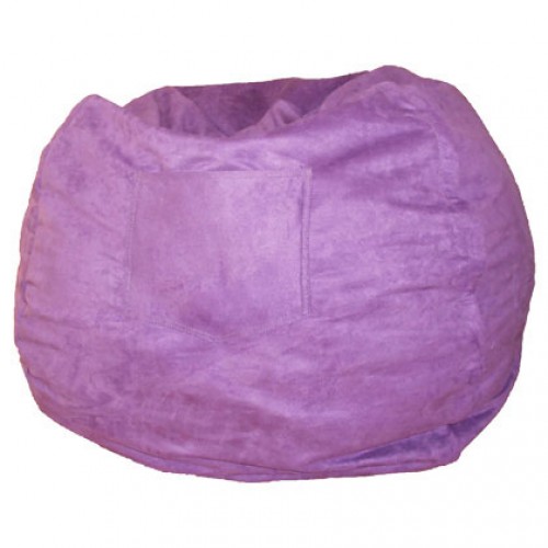 purple bean bag chair