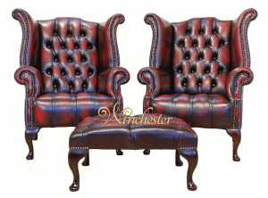 queen anne wingback chair chesterfield buttoned pair queen wc (x ffffff)